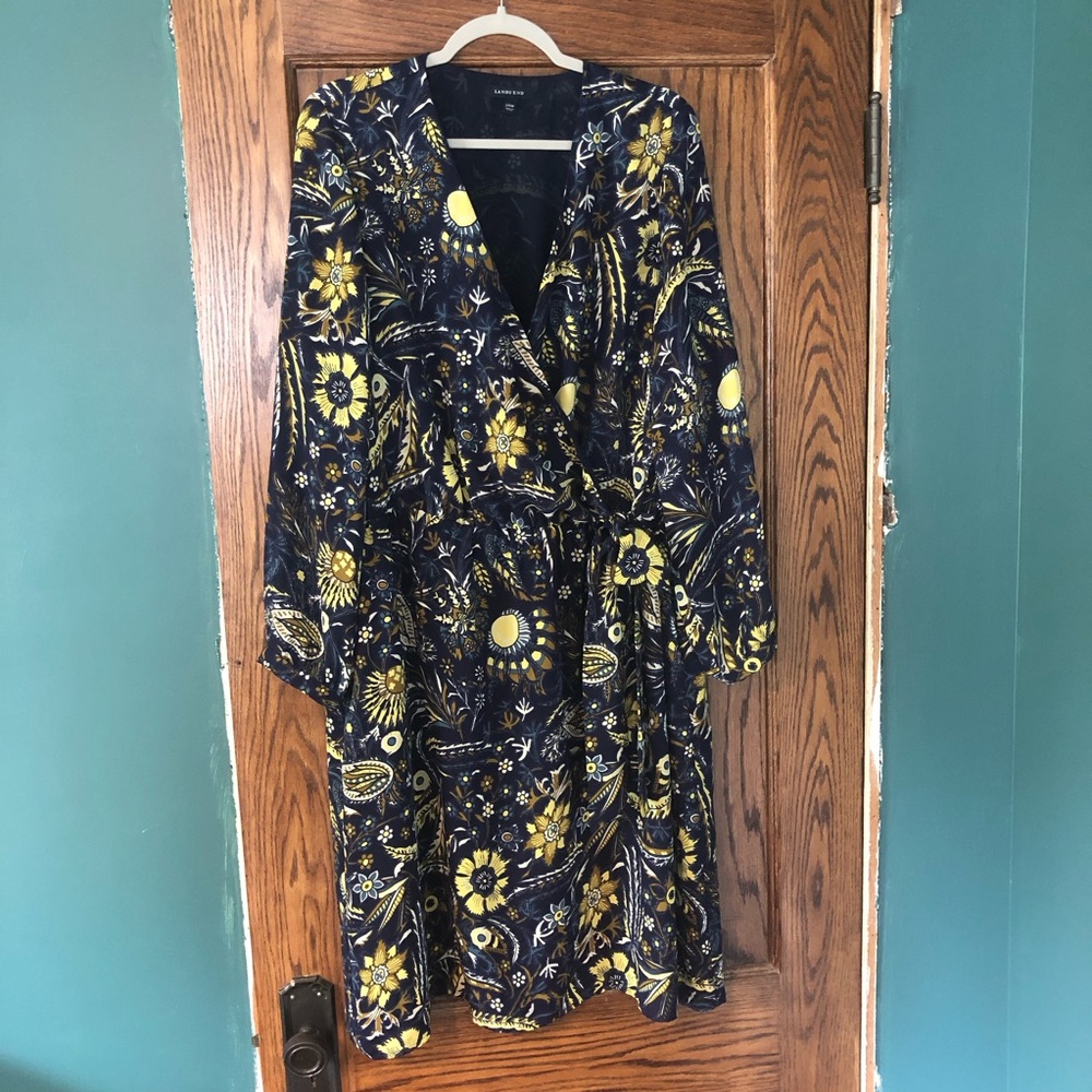 Faux Wrap Dress